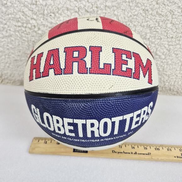 Harlem Globetrotters Full Size Basketball Autographed Signed Signatures No COA - Picture 4 of 9